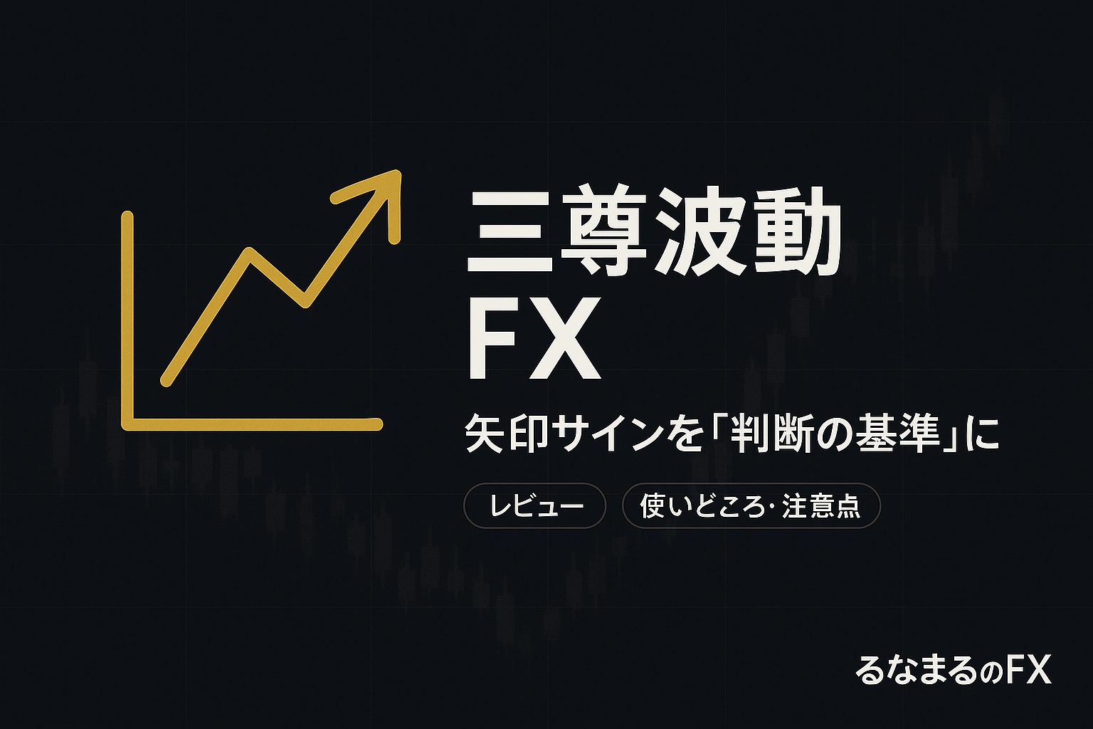 三尊波動FXの評判・使いどころ・注意点｜矢印サインを「判断の基準」にする方法